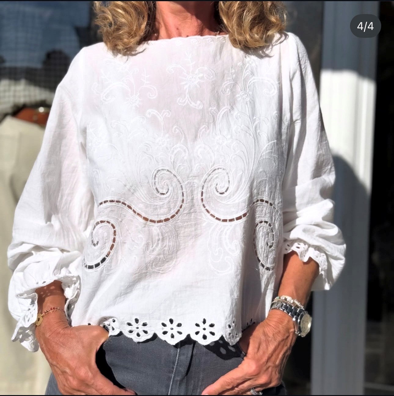 Blouse blanche
