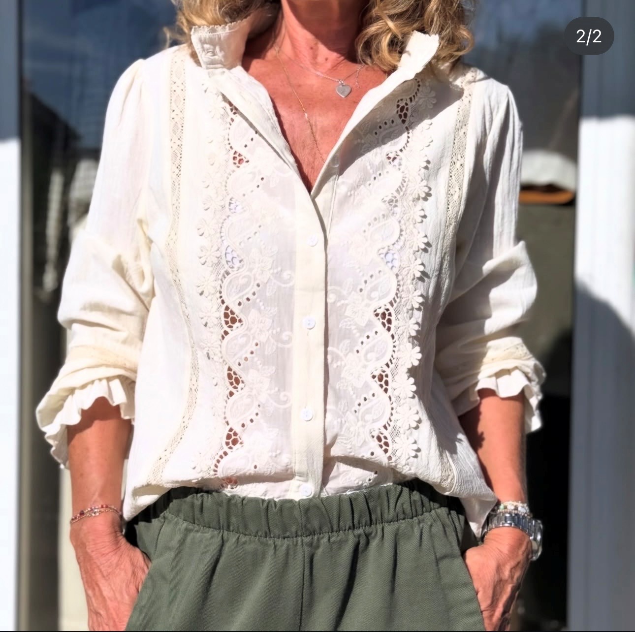 chemise écrue